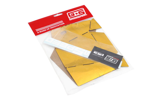 GrimmSpeed Turbo Heat Shield Reflect -A -Gold Foil - Bull Strap