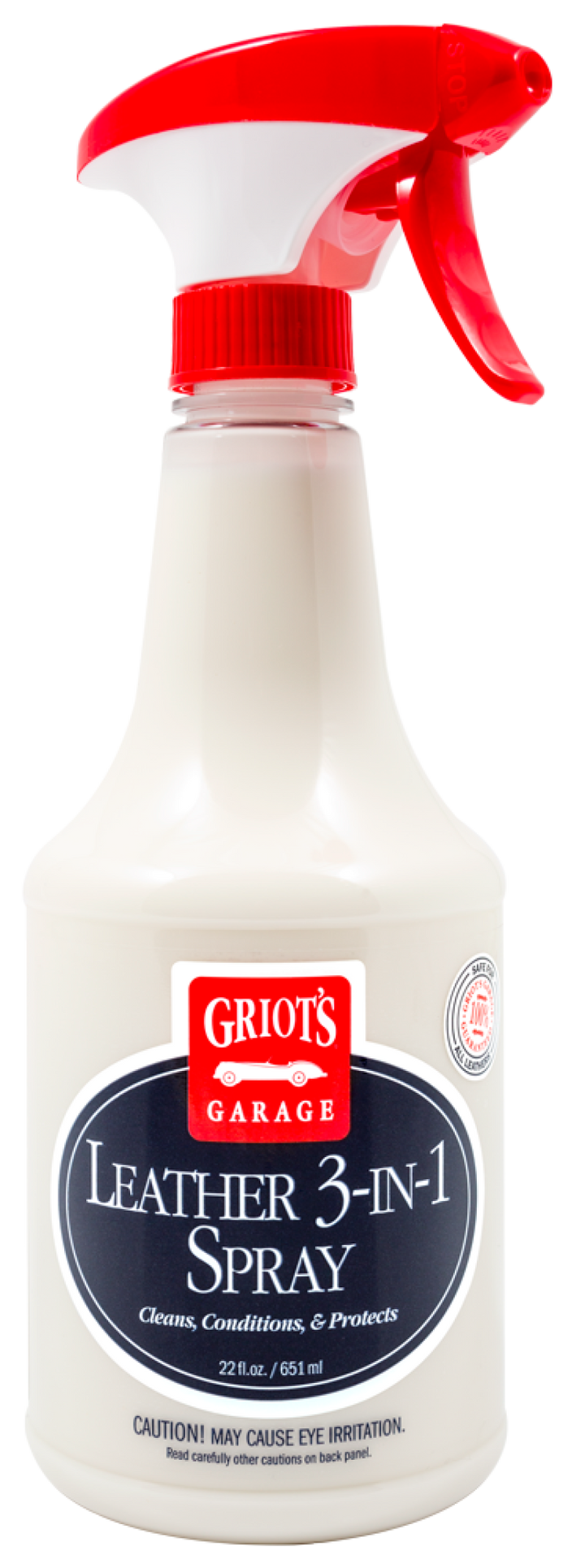 Griots Garage Leather 3-in-1 Spray - 22oz - Bull Strap
