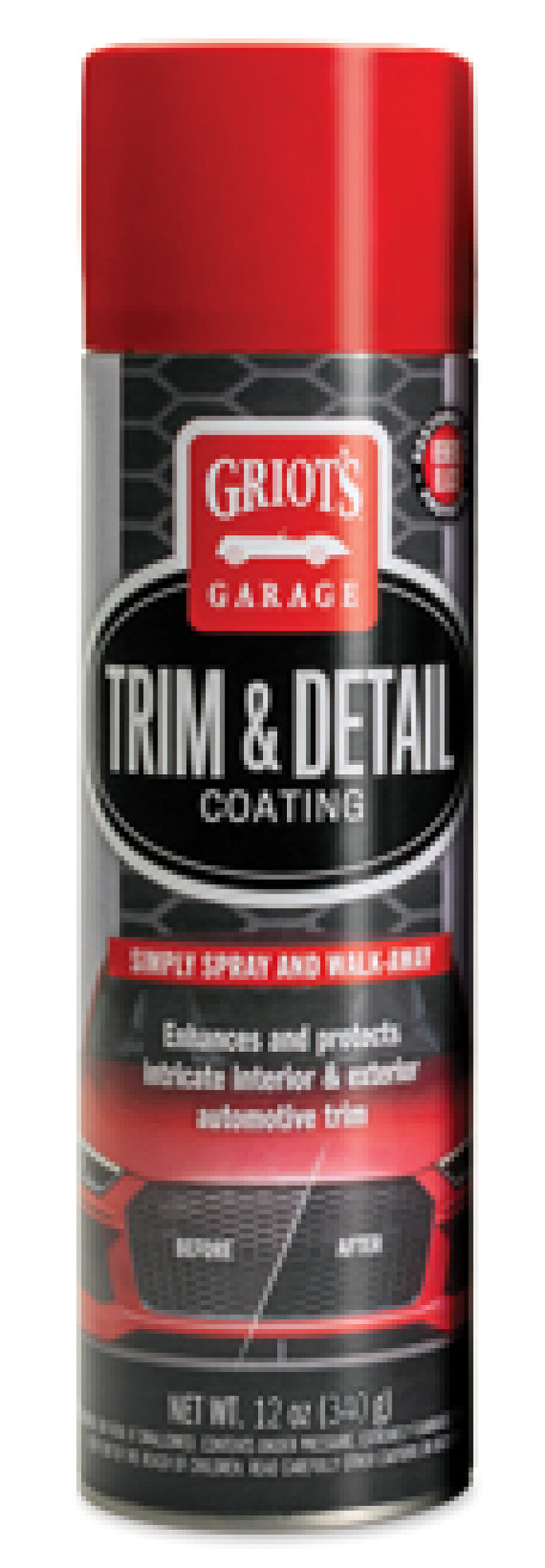 Griots Garage Trim & Detail Aerosol - 12oz - Bull Strap