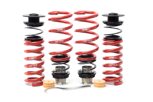 H&R 17-21 Mercedes-Benz C43 AMG Sedan W205 VTF Adjustable Lowering Springs (w/AMG Ride Control) - Bull Strap