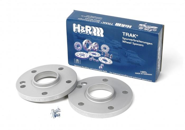 H&R Trak+ 17mm DRM Wheel Adaptor Bolt 5/114.3 Center Bore 64 Bolt Thread 14x1.5 - Black - Bull Strap