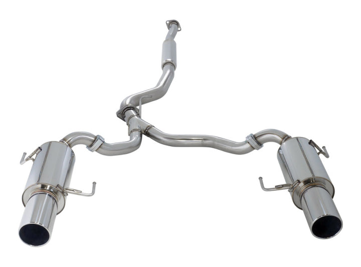 HKS 05-07 Subaru Legacy GT (JDM Model Only) Silent Hi-Power Dual Exhaust - Bull Strap