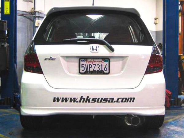 HKS 07-08 Honda Fit Hi Power Exhaust (SUS304 NO COATING) - Bull Strap
