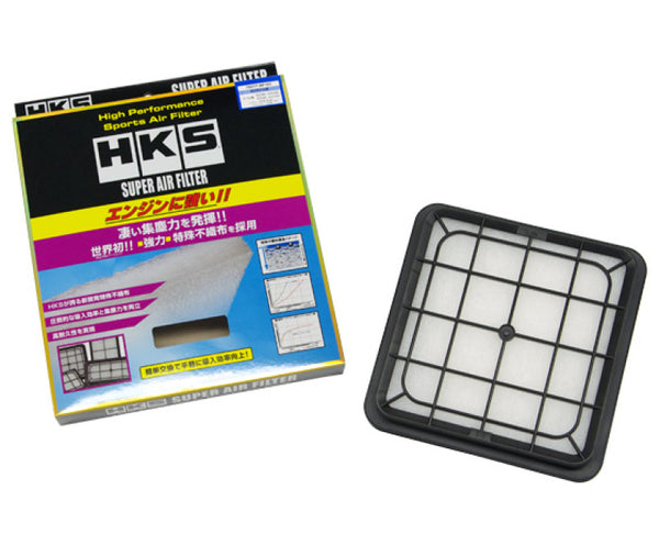 HKS 08-11 Subaru WRX / STI Drop-In Super Hybrid Filter - Bull Strap