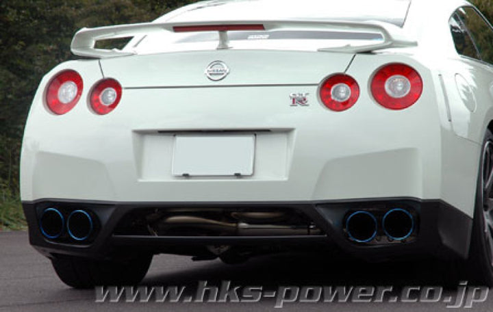 HKS 09+ GTR Flux Welded Legamax Premium Exhaust - Bull Strap