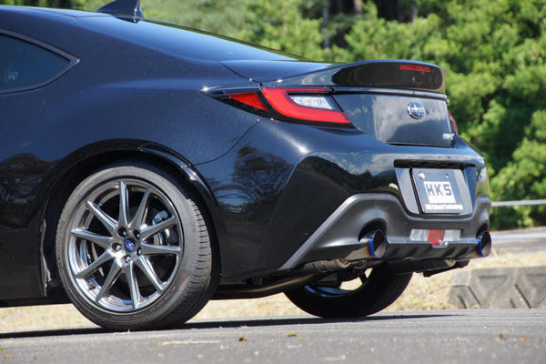 HKS 2022+ Subaru BRZ Hi-Power Muffler SPEC-L - Bull Strap