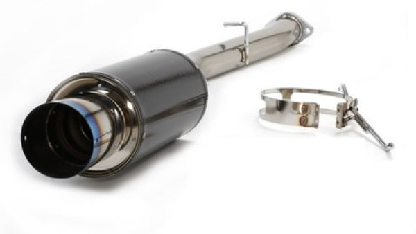 HKS  93-96 Mazda RX7 Carbon Ti Hi-Power Exhaust - Bull Strap
