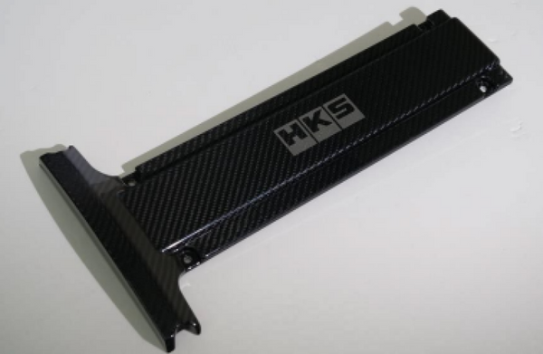 HKS CARBON PLUG COVER 4G63 (Lancer Evolution IV - IX) - Bull Strap
