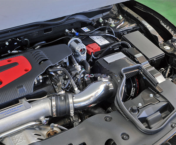 HKS DryCarbon Full Cold Air Intake Kit AFR FK8 K20C - Bull Strap