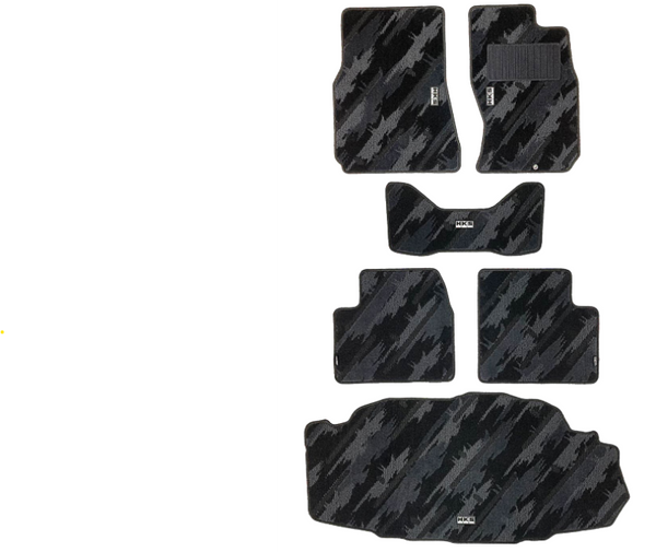 HKS FLOOR MATS BNR34 FULL SET OCT RHD - Bull Strap
