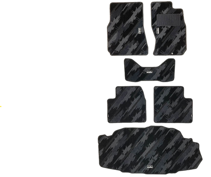HKS FLOOR MATS BNR34 FULL SET OCT RHD - Bull Strap
