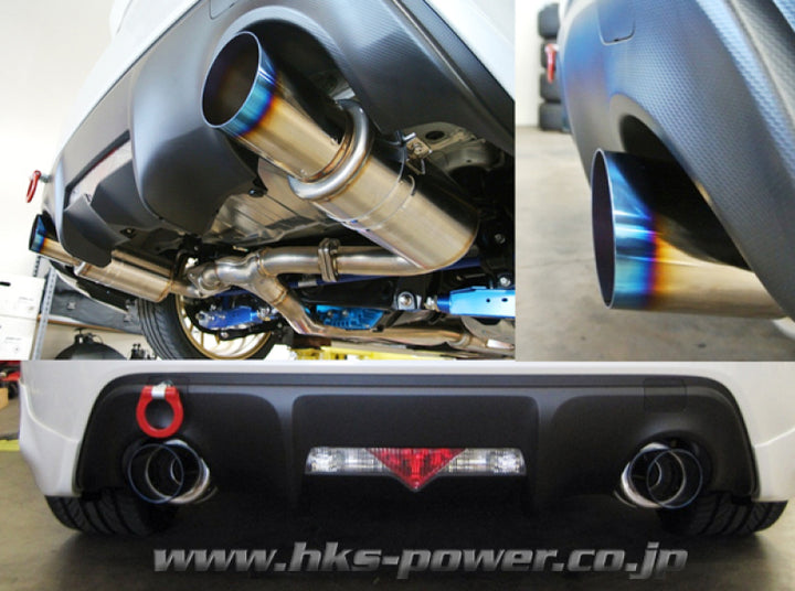 HKS Hi-Power Muffler SPEC-L Scion FR-S - Bull Strap
