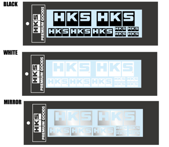 HKS LOGO Sticker a la carte BLACK - Bull Strap