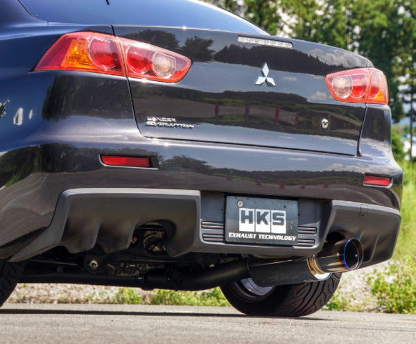 HKS RACING MUFFLER LANCER EVO-X USA - Bull Strap