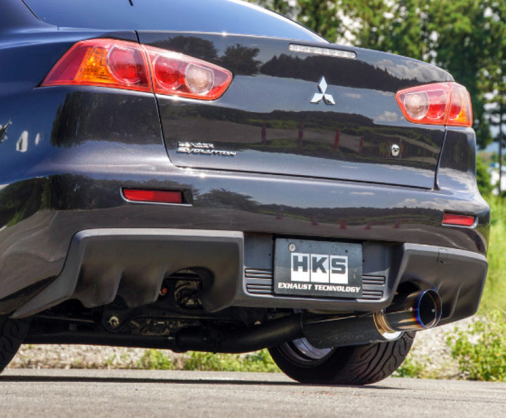 HKS RACING MUFFLER LANCER EVO-X USA - Bull Strap