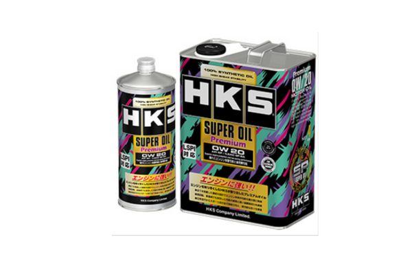 HKS SUPER OIL Premium API SP/ILSAC GF-6A 0W20 4L - Bull Strap