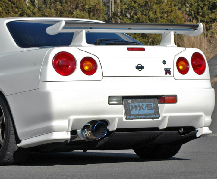 HKS SUPER TURBO MUFFLER BNR34 RB26DETT - Bull Strap