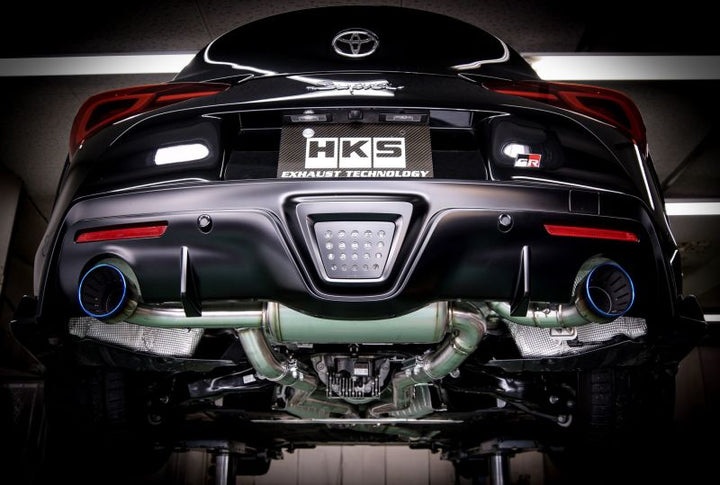 HKS SUPER TURBO MUFFLER GR SUPRA DB42 B58 - Bull Strap