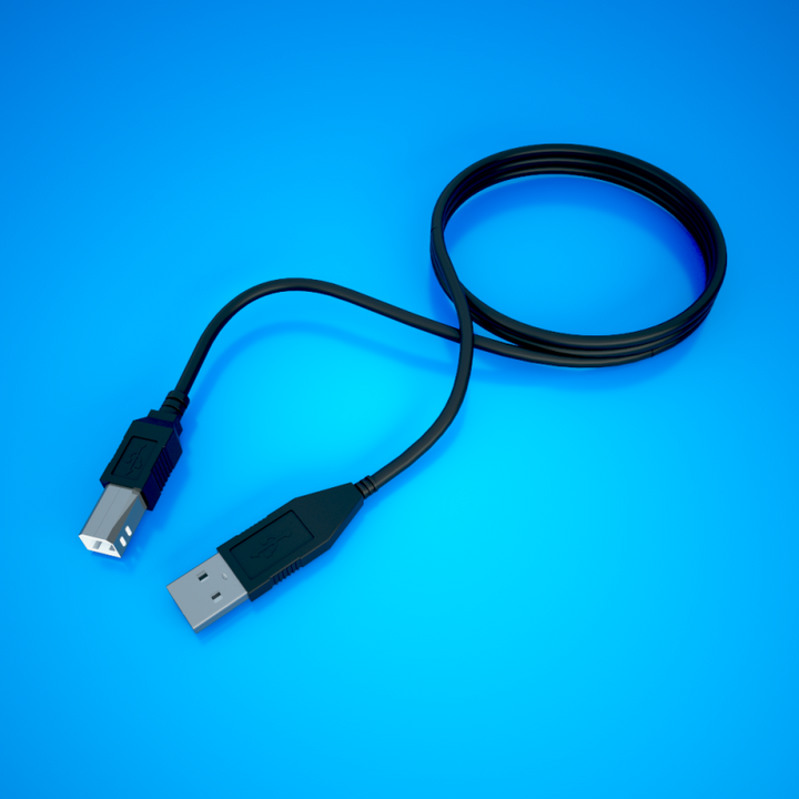 HPT USB 2.0 Cable - 6ft A to B - Bull Strap