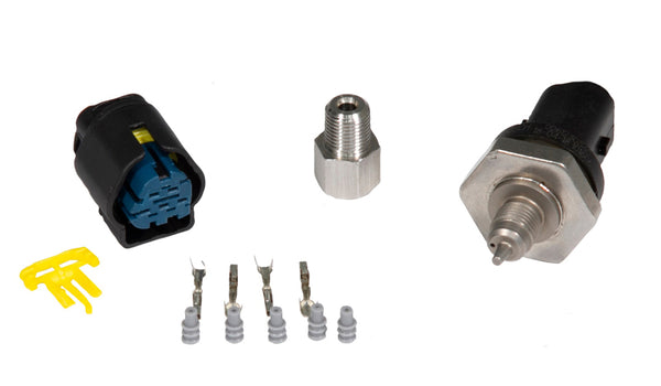 Haltech Bosch 145 PSI Fuel/Oil Pressure & Temperature Sensor - Bull Strap