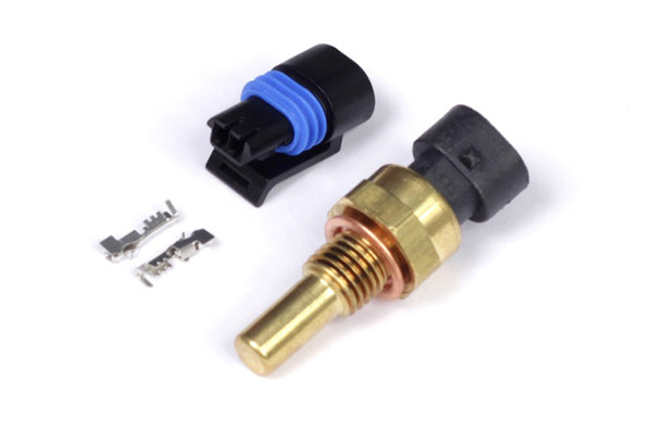 Haltech Coolant Temp Sensor M12 x 1.5 (Incl Delphi Plug & Pins) - Bull Strap