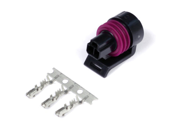 Haltech Delphi 3 Pin Pressure Sensor Connector Plug & Pins - Bull Strap