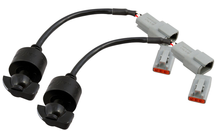 Haltech Dual Switch Panel Kit w/Yellow Knob - Bull Strap