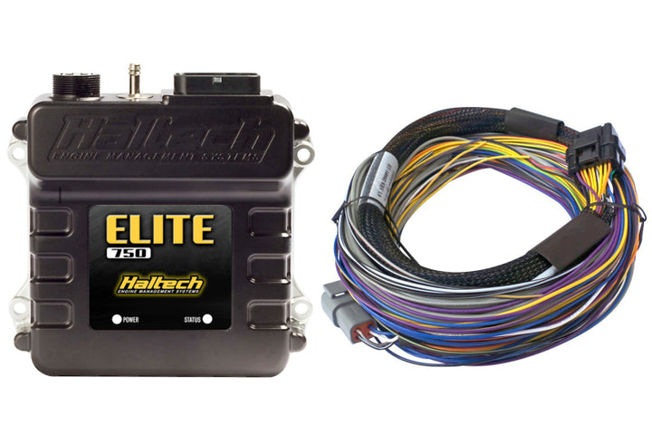 Haltech Elite 750 Basic Universal Wire-In Harness ECU Kit - Bull Strap