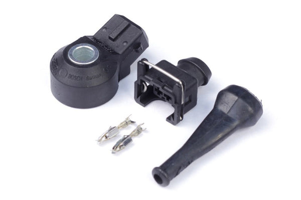 Haltech Genuine Bosch Knock Sensor 8mm (5/16in) Mounting Bolt w/Plug & Pins - Bull Strap