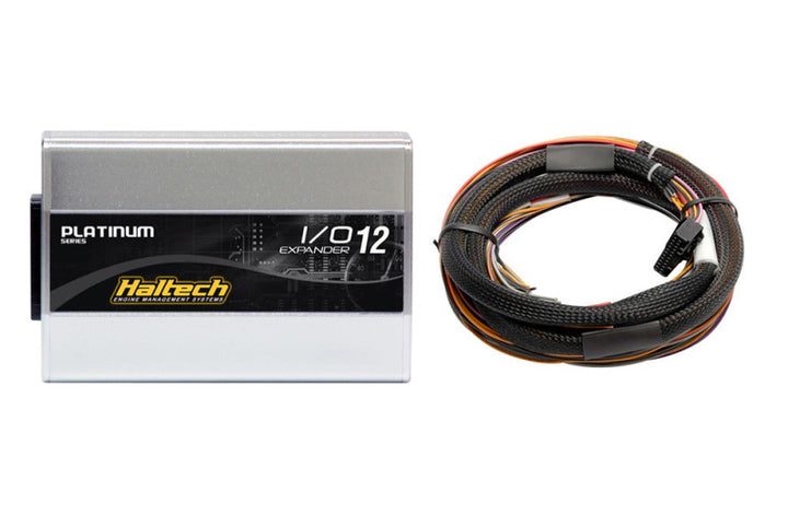 Haltech IO 12 Expander Box A CAN Based 12 Channel w/Flying Lead Harness - Bull Strap