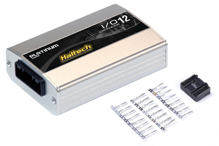Haltech IO 12 Expander Box A CAN Based 12 Channel w/Plug & Pins - Bull Strap