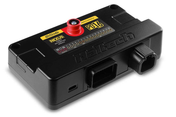 Haltech NEXUS/Elite Series ECU PD16 PDM w/120A Surlok Main Power Connector/USB Cable - Bull Strap