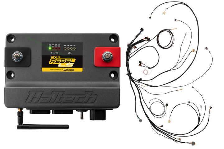 Haltech NEXUS Rebel LS Gen IV 6-Pin DBW Throttle/EV6 Injectors/Manual Transmission - Bull Strap