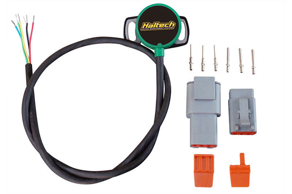 Haltech Throttle Position Sensor (Motorsport Contactless/8mm D-Shaft/CW & CCW Rotation) - Bull Strap