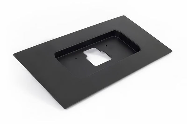 Haltech UC-10 Moulded Panel Mount 250mm x 500mm (10in x 20in) - Black UV Stabilised ABS Plastic - Bull Strap