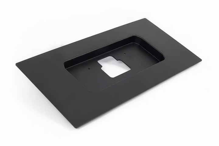 Haltech UC-10 Moulded Panel Mount 250mm x 500mm (10in x 20in) - Black UV Stabilised ABS Plastic - Bull Strap