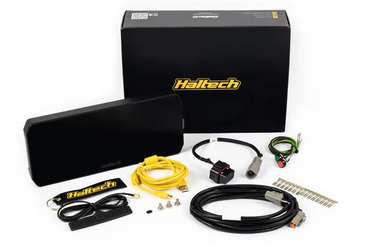 Haltech uC-10 10in Digital Dash Kit w/Cables & Accessories - Bull Strap