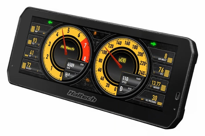 Haltech uC-10 10in Digital Dash Kit w/Cables & Accessories - Bull Strap