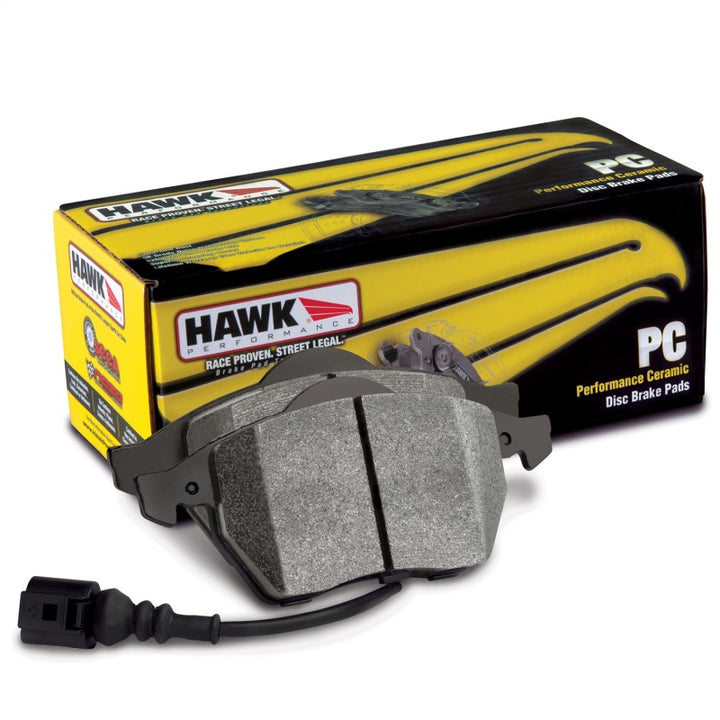 Hawk 07-08 BMW X5 3.0si/4.8i / 09-13 X5 Xdrive / 08-13 X6 Xdrive Perf Ceramic Frt Street Brake Pads - Bull Strap