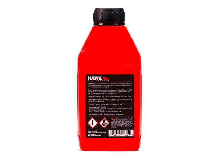Hawk Performance Street DOT 4 Brake Fluid - 500ml Bottle - Bull Strap
