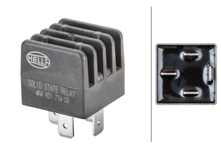 Hella 12V 20/20 Amp Main Current Relay - Bull Strap