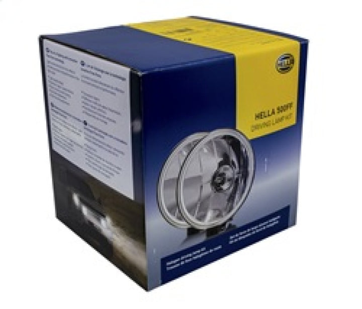 Hella 500FF 12V/55W Halogen Driving Lamp Kit - Bull Strap
