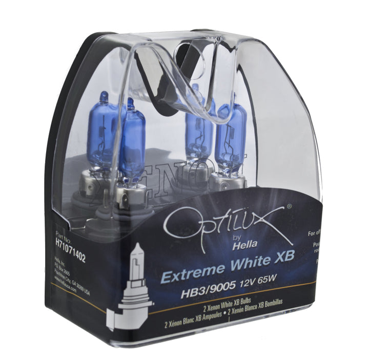 Hella 9005 12V 65W Xen White Bulb (Pair) - Bull Strap