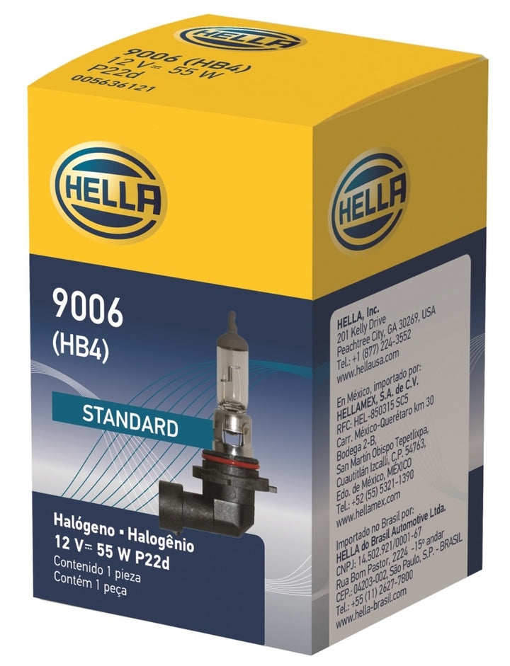 Hella 9006 12V 55W Halogen Bulb - Bull Strap