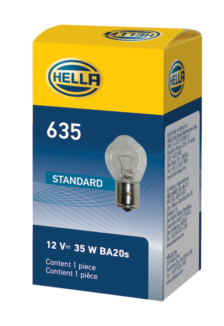 Hella Bulb 635 12V 35W Ba20S B11 F2 (MOQ 10) - Bull Strap