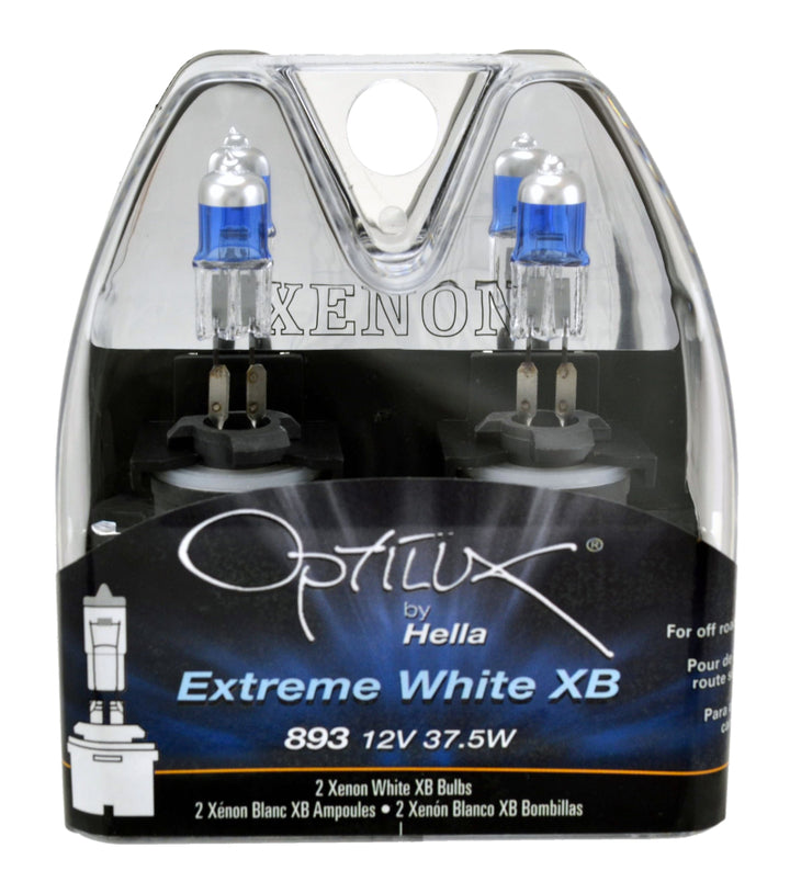 Hella Bulb 893 12V 375W Xen Wht Xb (2) - Bull Strap