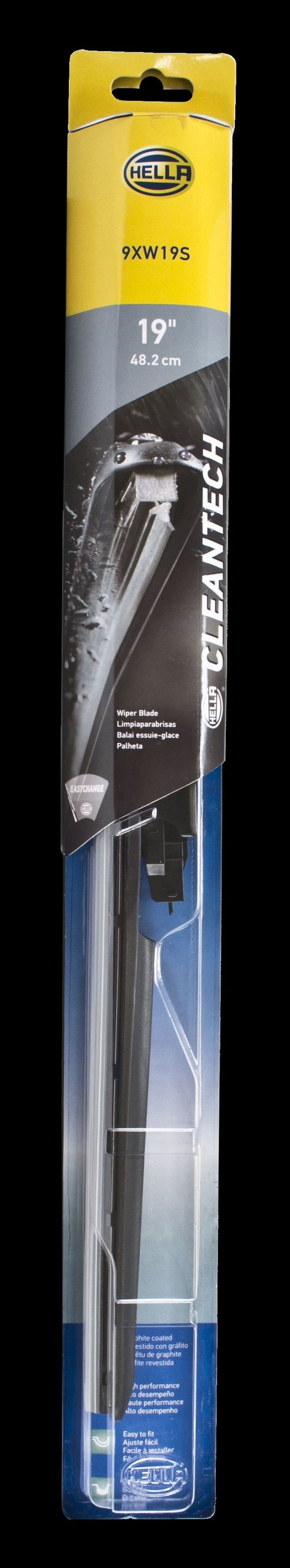 Hella Clean Tech Wiper Blade 19in - Single - Bull Strap