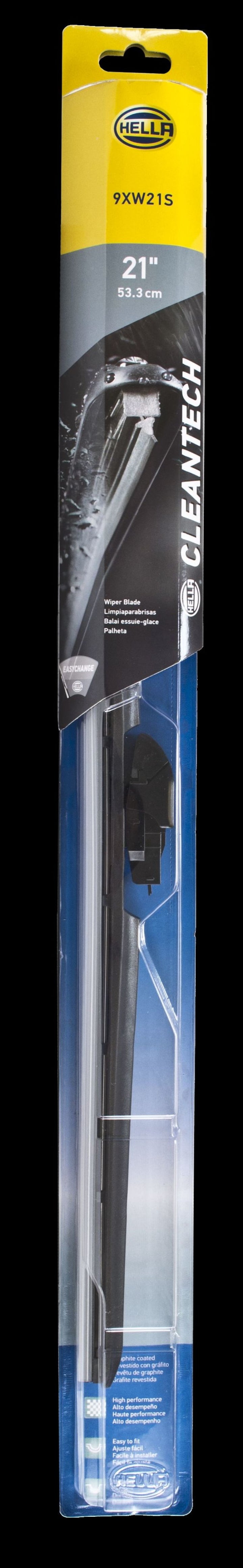 Hella Clean Tech Wiper Blade 21in - Single - Bull Strap