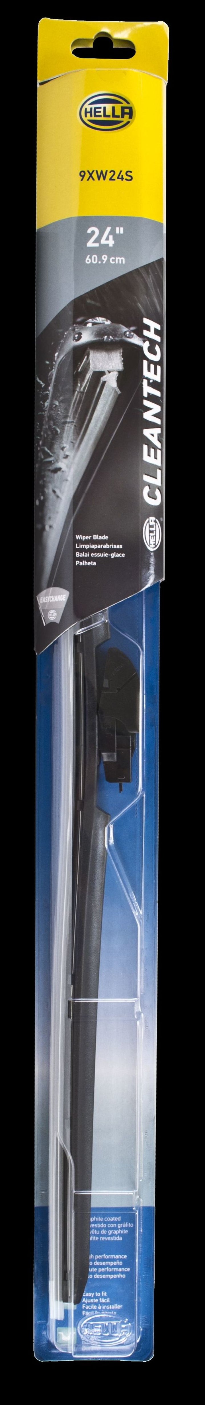Hella Clean Tech Wiper Blade 24in - Single - Bull Strap
