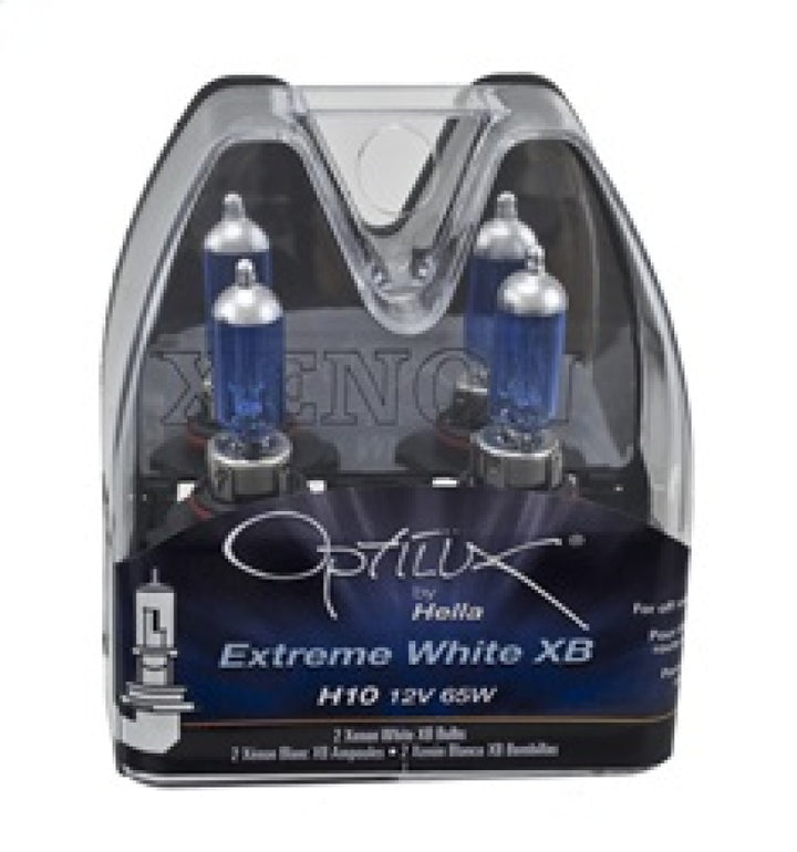 Hella H10 12V 65W Xen White Bulb (Pair) - Bull Strap